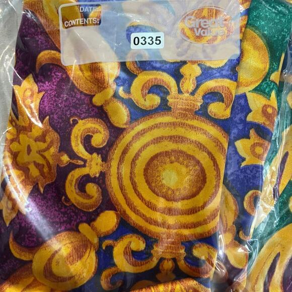 WINLAR Women Maci Dress Tunic Multicolor Satin Paisley Beach OS Boho Summer New - Picture 8 of 8